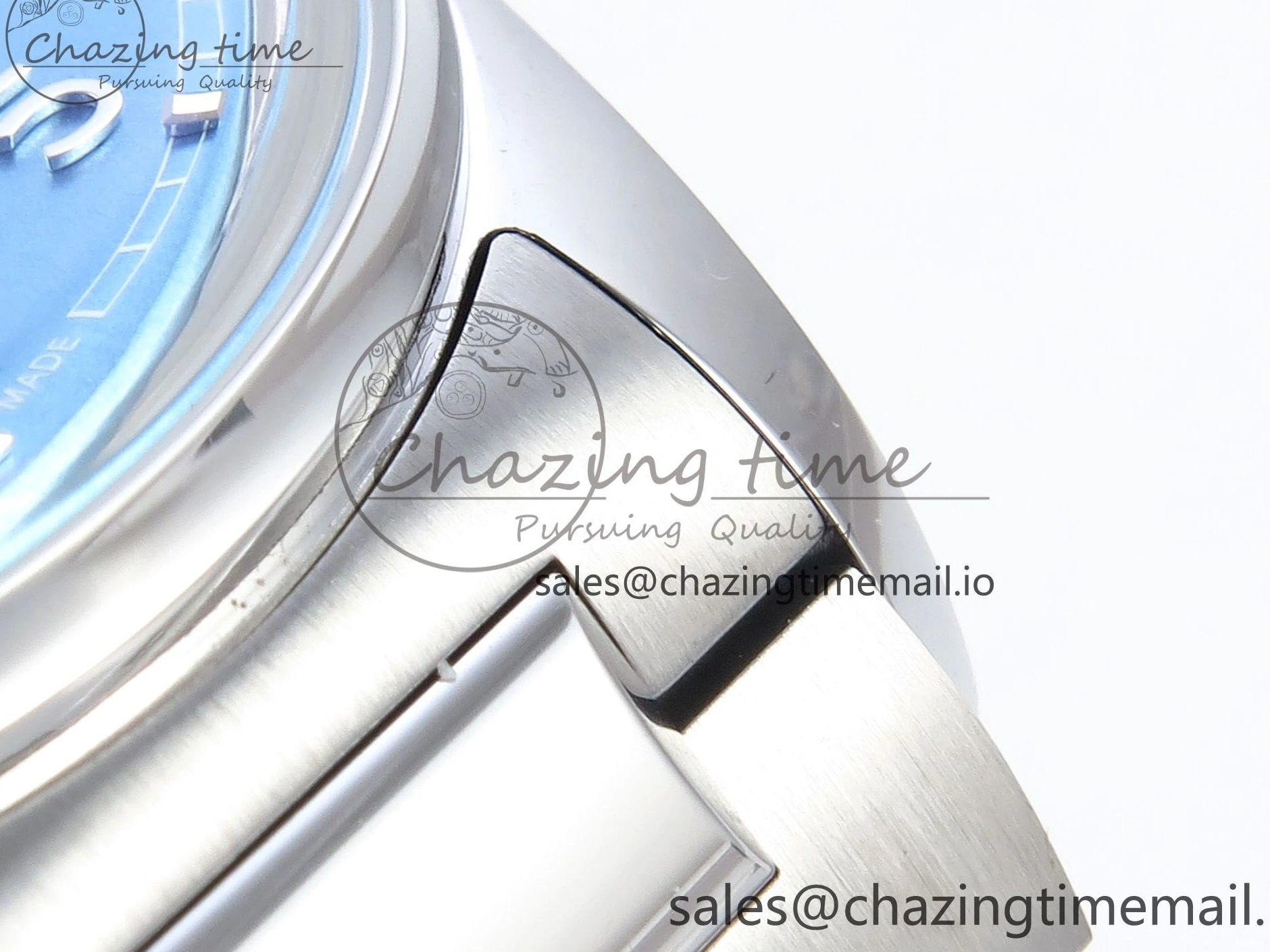 MIROTIME 0202 FashionForward Portugieser Auto IWC0562D APSF 1:1 Best Edition Light Blue Dial on SS Bracelet A 6994